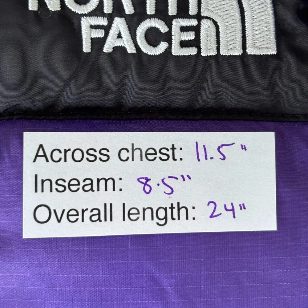 The North Face Baby 3-6M 1996 Retro Nuptse Down Bunting Purple Black Snowsuit